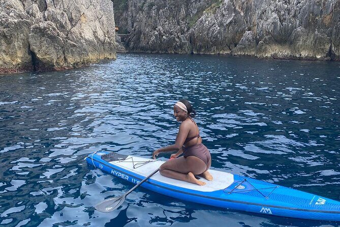 3-hour private boat tour of the island of Capri - White Grotta: Tall Pale Rock and Light That Turns the Sea Into Color