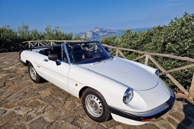 3 Hour Sunset Tour in Vintage Cars in Sorrento - Price and value for up to two people