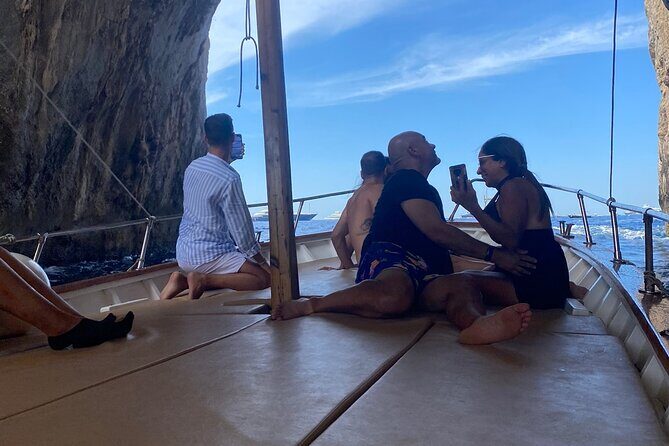 3 Hours Private Boat Tour of Capri with Pasta and Prosecco - Green Grotto and Punta Carena lighthouse views