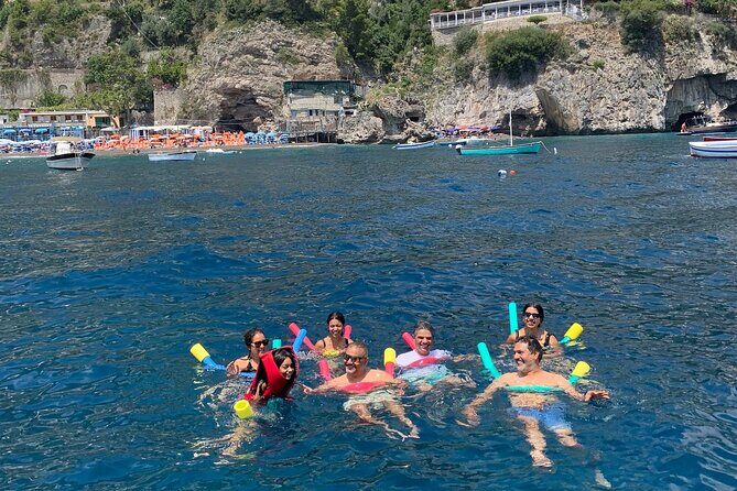 Amalfi Coast All Inclusive Premium Private Boat Tour - Cala di Puolo, San Montano, and Punta Lagno’s Cascatella