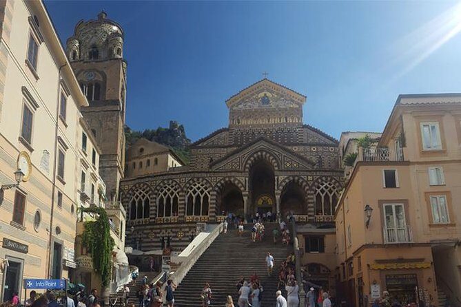 Amalfi Coast Day Tour from Sorrento with Light Lunch and Wine - Amalfi: Cathedral Square, Marina Views, and Optional Boat Time