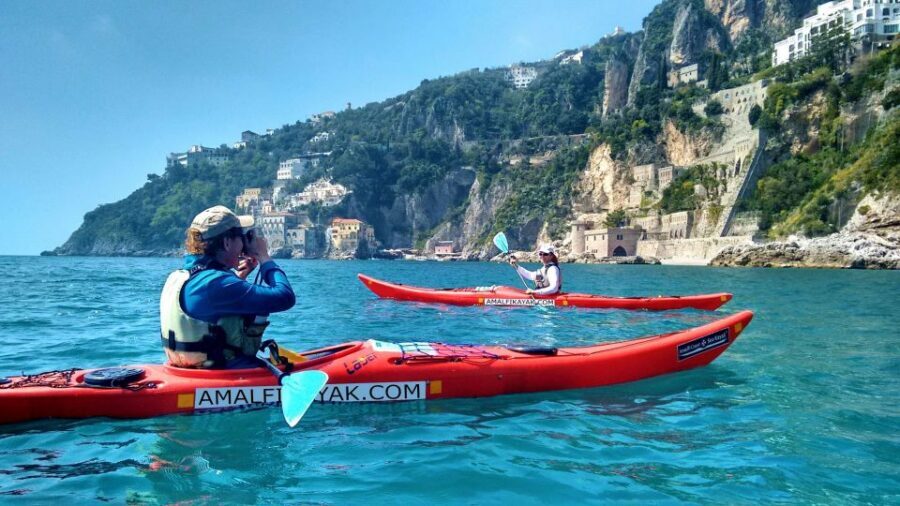 Amalfi Coast: Kayak Tour with Snorkeling and Grottoes Visit - Furore, Praiano, Li Galli, Capri, and the Faraglioni Rocks From the Water