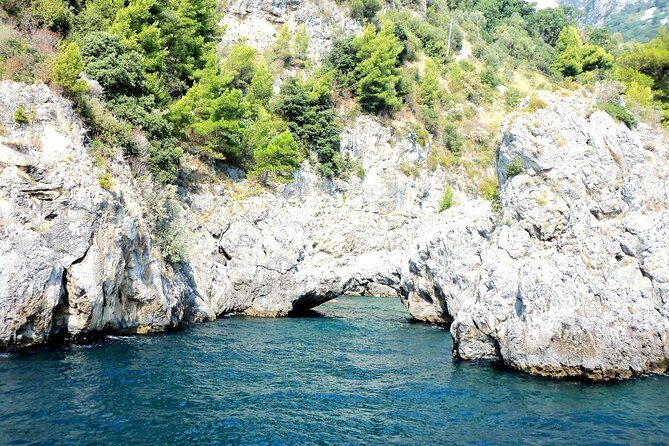 Amalfi Coast Private Boat Tour from Positano, Praiano or Amalfi - A brief stop at Blue Star Boat Tours
