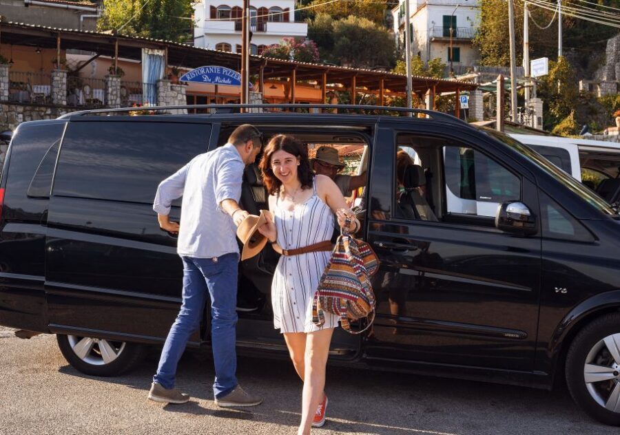 Amalfi Coast Select Tour by Minivan - The drive segment that makes the day feel like more than three towns