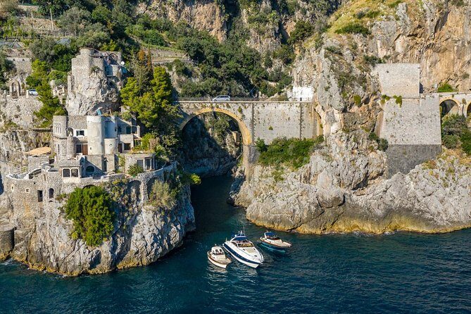 Amalfi coast treasures: Positano and Amalfi Day Cruise - Your Boat Comfort: Drinks, Towels, Restroom, and Safety