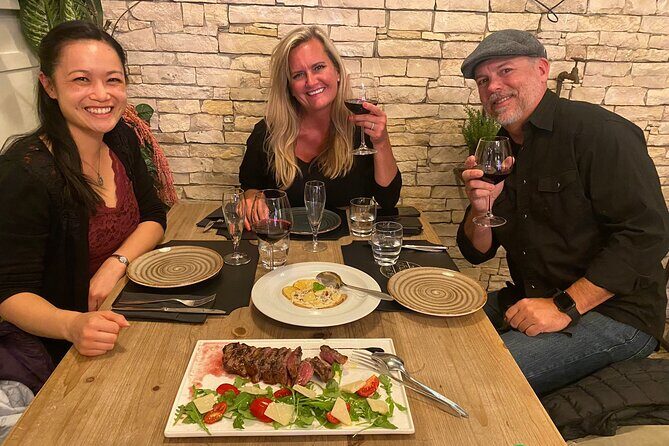 Bella Sorrento Evening 'Progressive Dinner' Experience - Stop 3: tagliata di manzo and Vesuvio red—where the meal turns serious