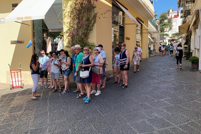 Capri & Anacapri Day Tour with Blue Grotto included from Sorrento - Marina Grande beach and the funicular back down