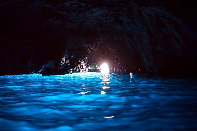 Capri and the Blue Grotto Day Trip from Sorrento - Blue Grotto rowboat: the highlight, with the one big catch