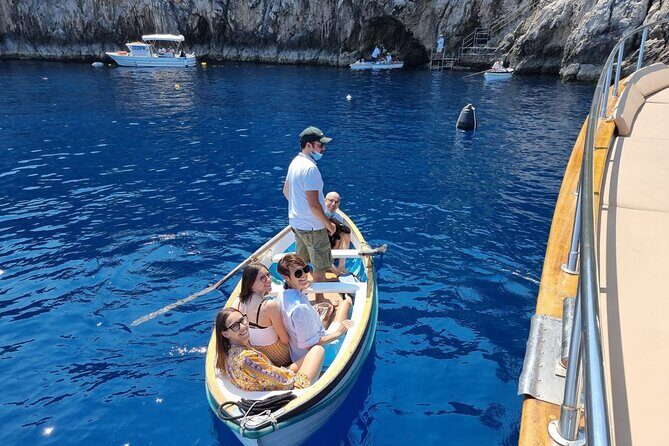Capri Blue Grotto Small-Group Boat Day Tour From Sorrento - Your 3 hours in Capri: Piazzetta, Via Camerelle, and Augustus Gardens