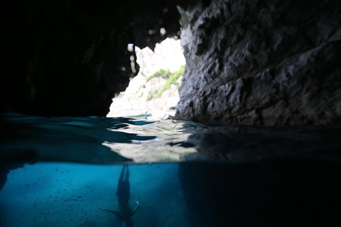 Capri Boat tour from Positano with Light Lunch, Drinks & Swim - Around Capri by sea: Villa Malaparte, sea stacks, and the lighthouse