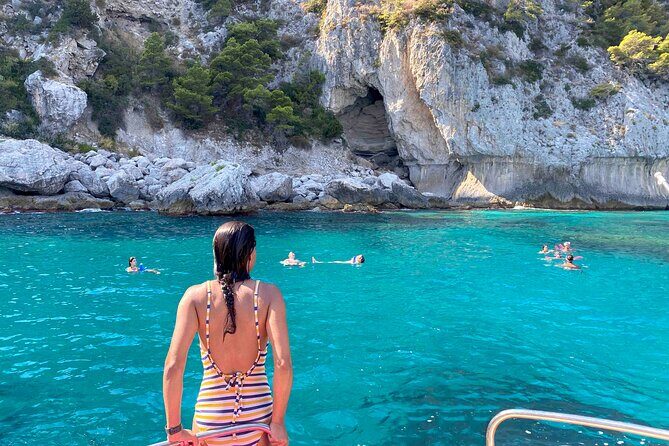 Capri Boat Tour with Optional Blue Grotto Visit from Sorrento - What’s included on board (and what you’ll want to bring)