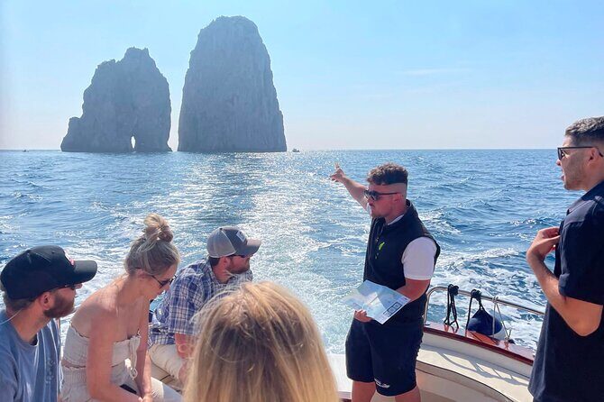 Capri Boat Tour with Optional Blue Grotto Visit from Sorrento - Punta Campanella Marine Park: dolphins and sea turtles, plus a gentle warm-up