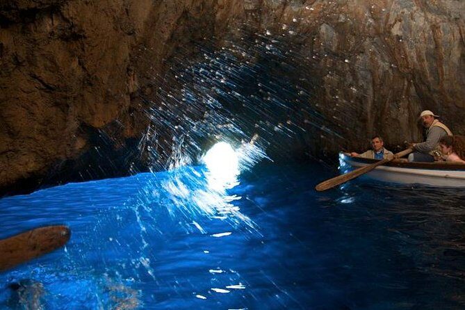 CAPRI - DIY Day Trip Package - BoatTour, BlueGrotto,Bus&Lunch - Capri Funicular Back to Marina Grande