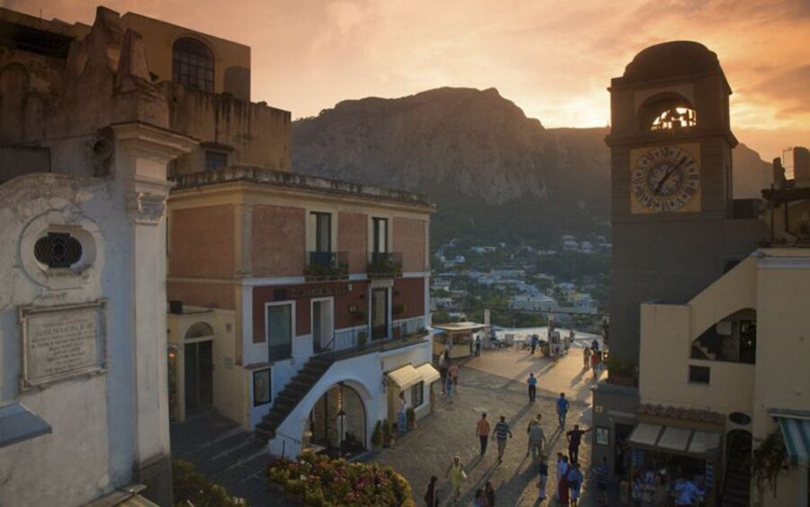 Capri: DIY Day Trip with Blue Grotto, Funicular & Lunch - Anacapri by bus and lunch at La Giara: a calmer side of the island