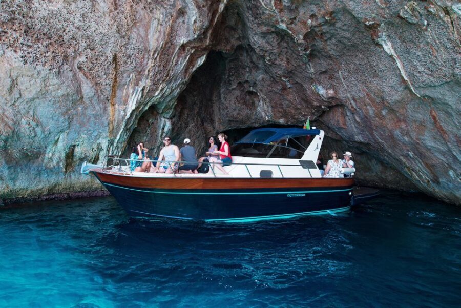 Capri: Full-Day Small Group Boat Tour - Swimming stops in clear Tyrrhenian water: the highlight that resets the day