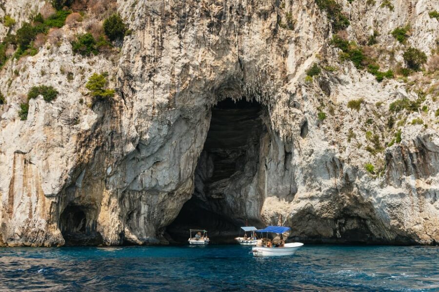 Capri: Island Boat Tour and Optional Blue Grotto Visit - Meeting at Marina Grande: Pier 23 office window, then find your boat