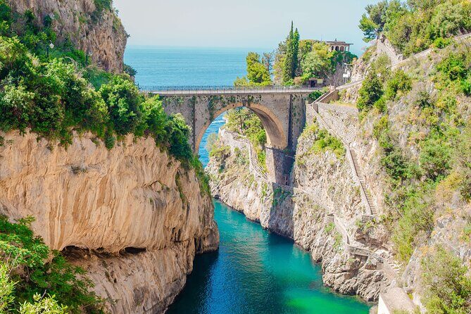 Capri Island Boat Tour from Amalfi with Snorkeling | Small Group - The Furore Fjord: a rare Italian geography moment