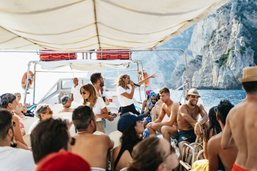Capri: Island Boat Trip with Grottos - The Blue Grotto stop: optional, timed, and sometimes a long wait