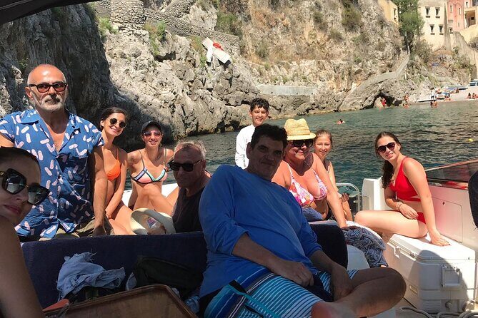 Capri-Positano Private Boat Tour from Sorrento,Positano or Capri - Green Grotta (15 minutes): a quick swim in clear water