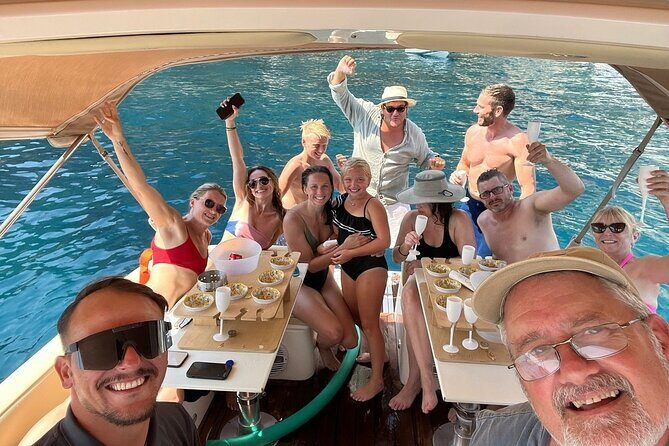 Capri Premium Private Boat Tour + City Visit - Cala del Rio and the Heart Cave: short entry, big payoff