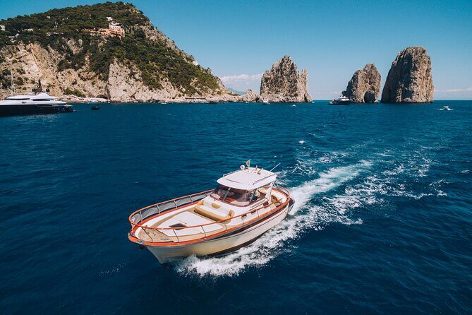 Capri Private Boat Day Tour from Sorrento, Positano or Naples - Swimming breaks, snacks, and snorkeling you can control