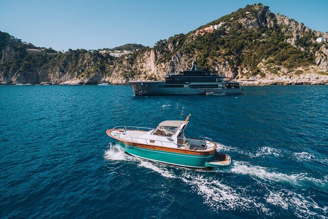 Capri Private Boat Tour from Sorrento, Positano or Naples - On-Board Comfort: Snacks, Wine, Prosecco, Towels, and a Real Break