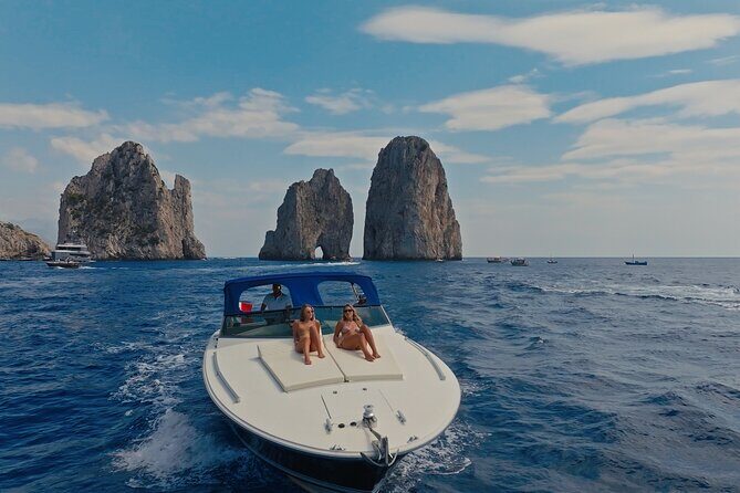 Capri Private luxury Boat Tour - Your onboard comfort setup: the stuff that makes 7 hours feel doable