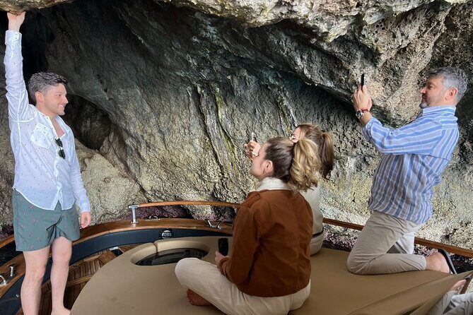 Capri Secret Corners Semi-Private Boat Tour with Local Captain - Stop 3: Blue Grotto stop vs ticket reality