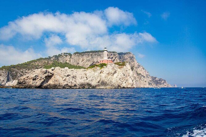 Capri Small-Group Boat Tour from Sorrento with Lunch & Snorkeling - What you see from the boat: Villa Malaparte, Faraglioni, and Punta Carena