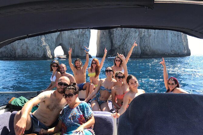 Capri Small-Group Boat Tour with Blue Grotto & Island Discovery - Food, drinks, snorkeling gear, and the small comforts that matter