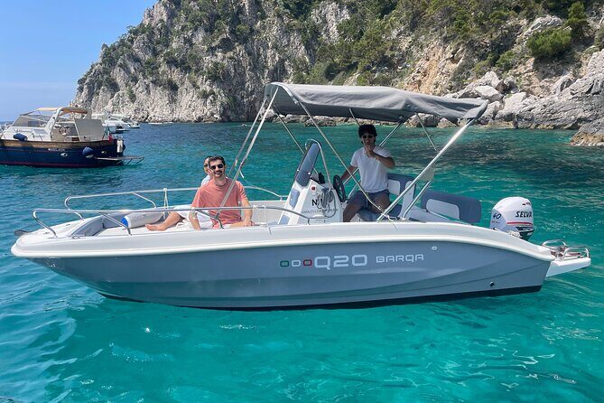 Capri Tour for Private Groups by Luxury Boat - Grotta Verde: turquoise-water swimming and snorkeling