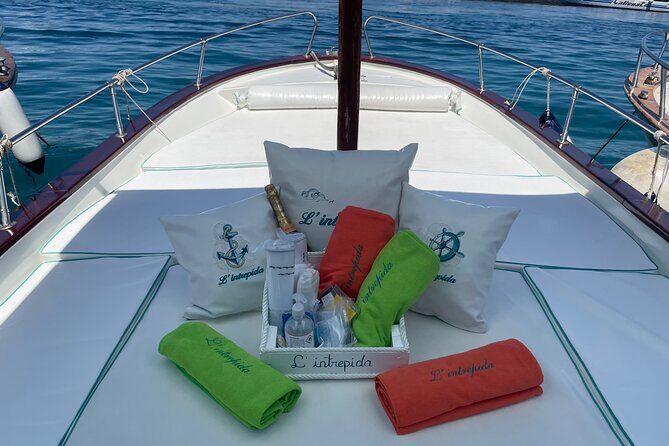 Complete Private Guided Three-Hour Tour on the Capri Coast - Onboard comfort: snorkeling gear, towels, shower, and real privacy