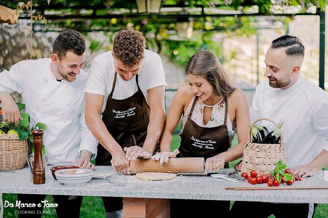 Cooking class Amalfi Coast by Marco and Tano - What you’ll actually eat: pasta, pizza, and a lemony finish
