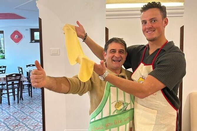 Cooking class with Pasta, mozzarella and Tiramisu with wine - A Farm-Home Cooking Class Above the Amalfi Coast