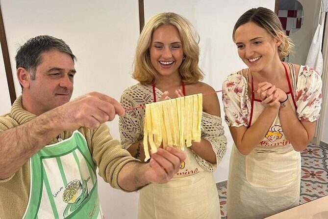 Cooking class with Pasta, mozzarella and Tiramisu with wine - How Long Is 3 Hours, Really?