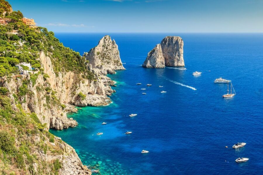 From Amalfi Coast: Capri and Anacapri Full-Day Guided Trip - Ferry Along the Amalfi Coast: Wind, Cliffs, and the Quick-Start to Capri