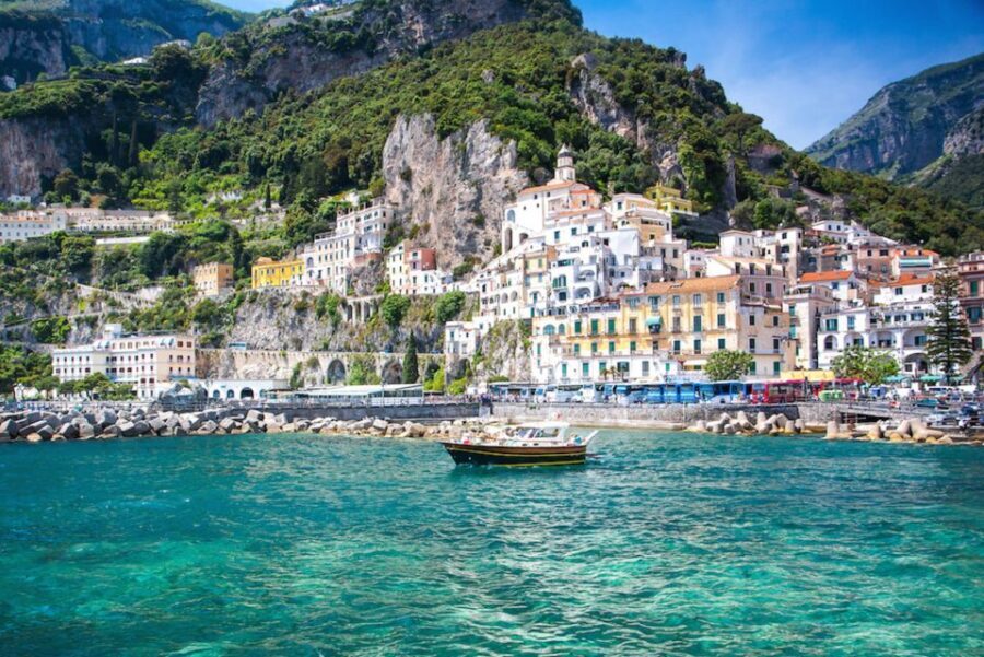From Amalfi: Day Trip to Capri Private Boat Tour with Drinks - Capri Grotto Route: Blue, Green, and Grotta Bianca