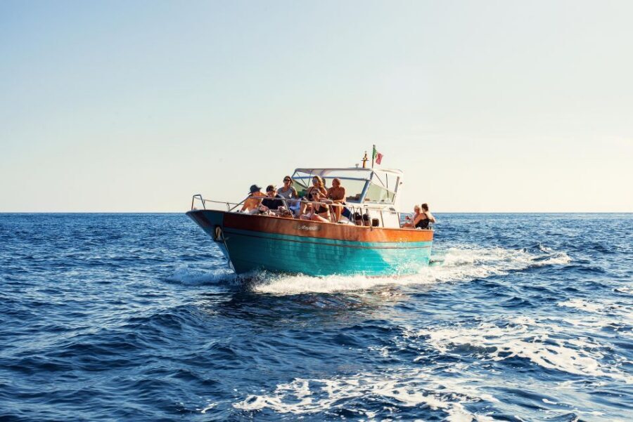 From Amalfi: Small Group Boat Excursion to Capri Island - Boat cruise around Capri: passes that still hit the big names