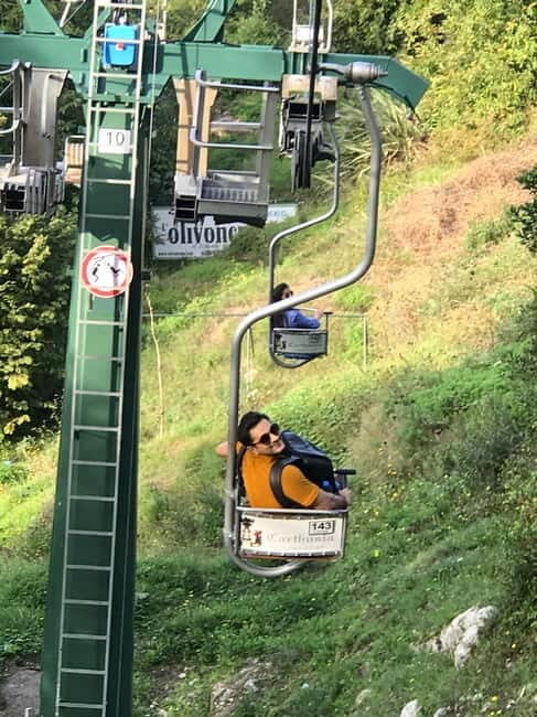 From Capri: Highlights Tour with Chairlift Ticket - Capri Town Walk: Narrow Streets, La Piazzetta, and Lemoncello