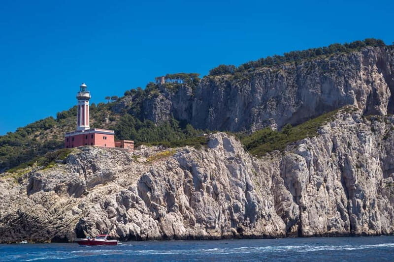 From Pompeii/Castellammare/Vico Equense: Capri Day Cruise - The Boat Tour: Faraglioni, Caves, and Cliff Views You Can’t Imitate