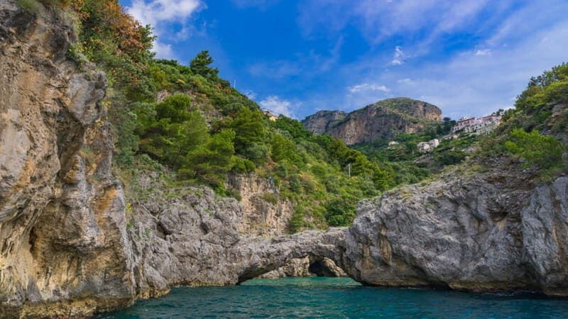 From Positano: Amalfi Coast and Emerald Grotto Group Cruise - Atrani, Minori, and Maiori: sea views that make the towns feel real
