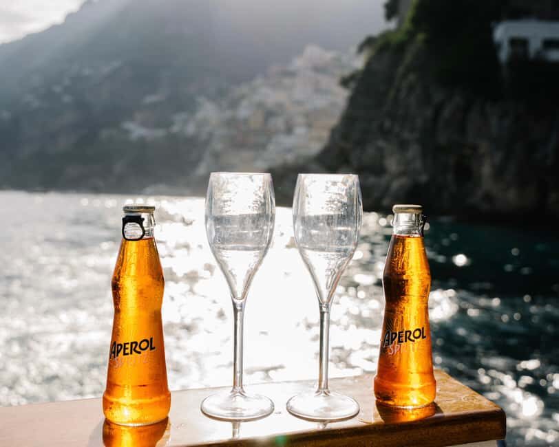 From Positano: Amalfi Coast Sunset Cruise - Group Tour - Praiano and Gavitella: the cliffs start doing the talking