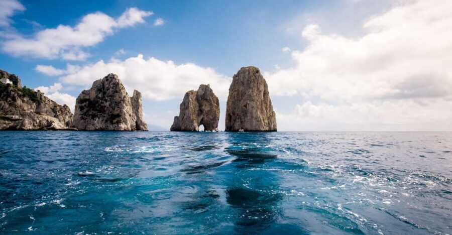 From Positano: Full-Day Boat Trip to Capri - The boat ride along the Sorrento Coast: classic sights before Capri