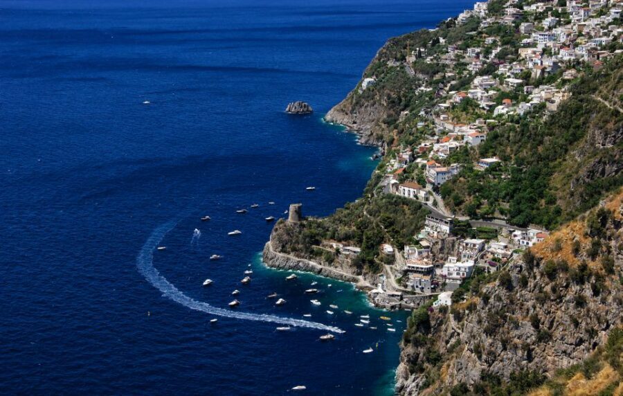 From Positano/Praiano: Amalfi Coast Speedboat Tour - Praiano’s Tras e Iesc Caves: Enter by Small Boat, Then Swim