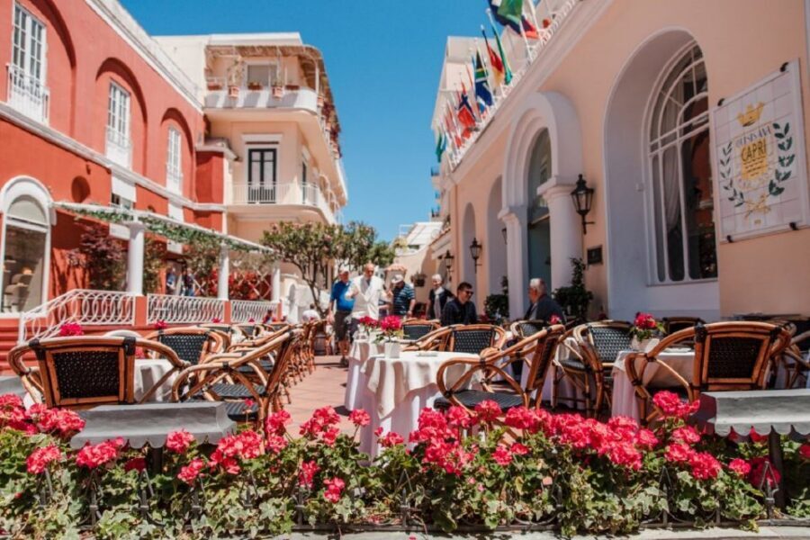 From Positano: Sorrento Coast & Capri Full-Day Trip by Boat - Capri from the water: caves, arches, and the famous cliffs