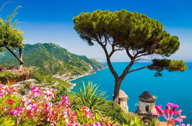 From Sorrento: Amalfi Coast tour(Positano, Amalfi & Ravello) - Stop 1: Positano Free Time (1 Hour) for Color, Curves, and Beach Decisions