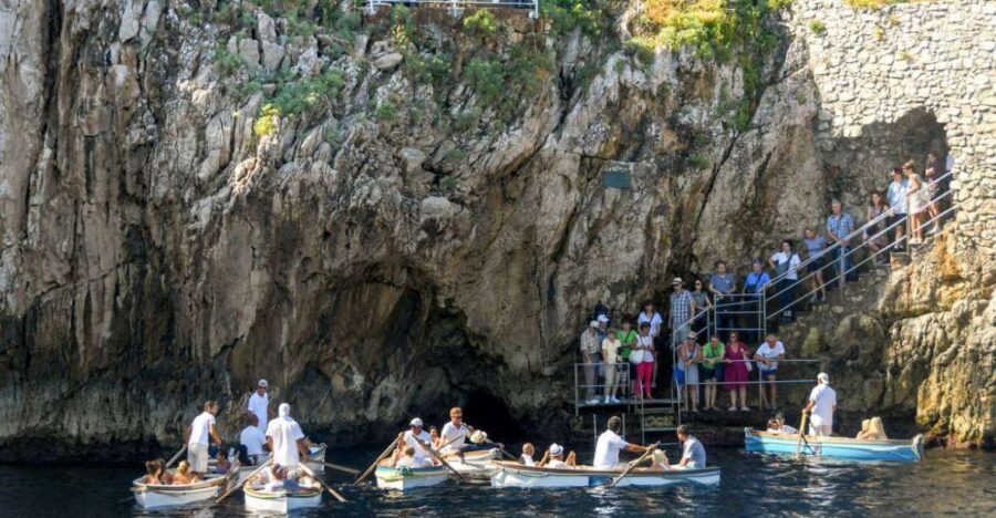 From Sorrento: Capri, Anacapri, & Blue Grotto Full-Day Trip - Blue Grotto time: when you can actually enter the cave