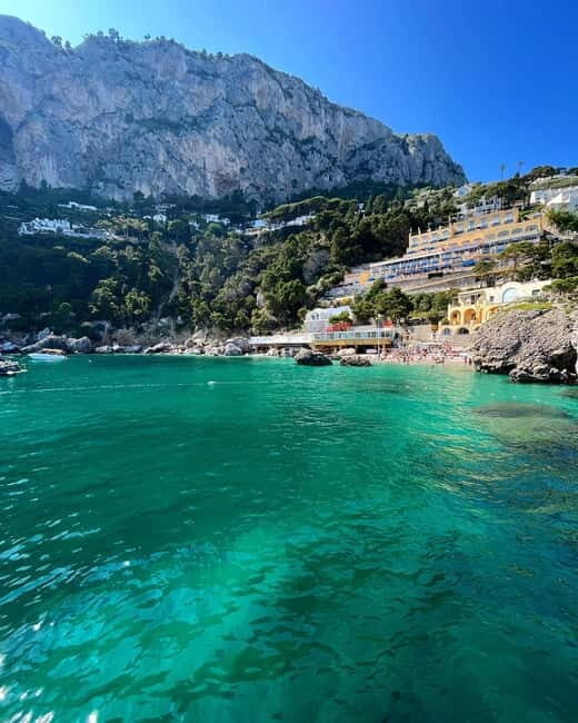 From Sorrento: Capri Boat Tour with Blue Grotto Visit - Speed-boat cruise and the first Capri angle