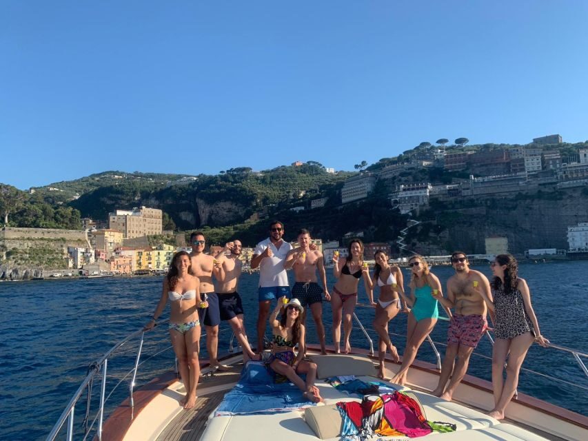 From Sorrento: Capri Island Day Trip with Boat Cruise - Drinks, snacks, and onboard comfort