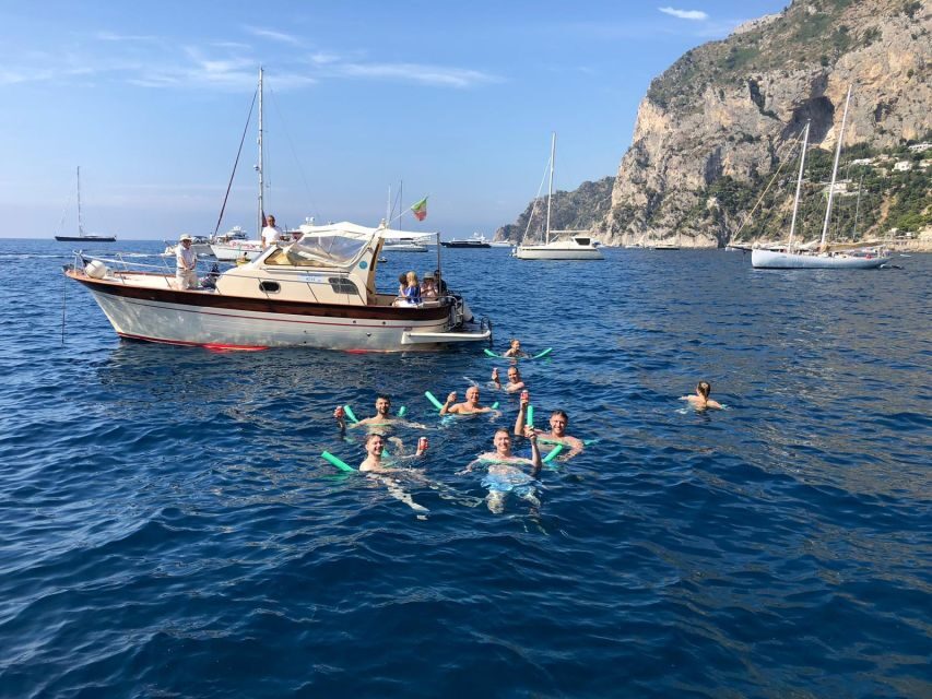 From Sorrento: Capri Island Day Trip with Boat Cruise - Swim stops and snorkeling: the best value on the whole day